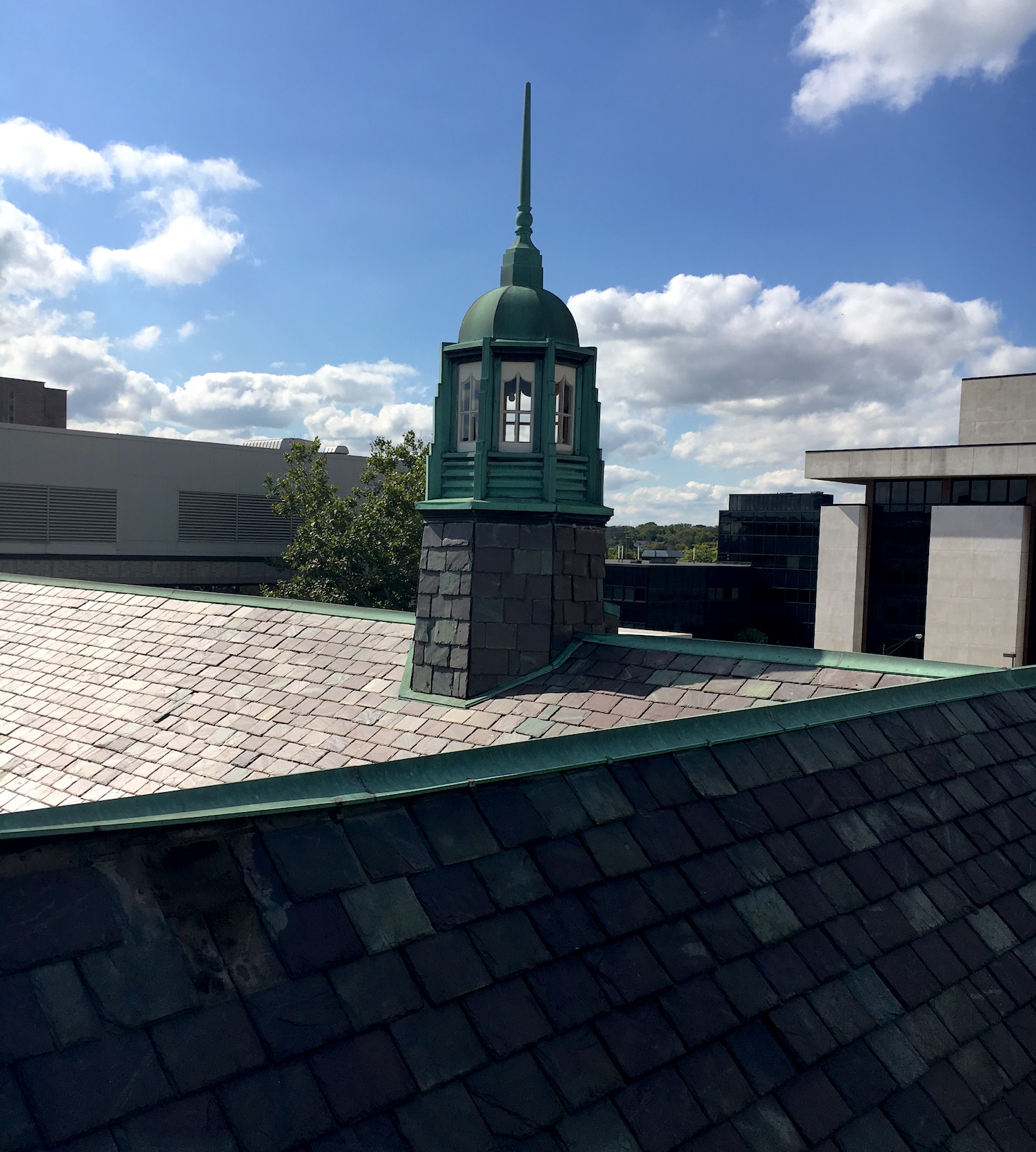 Cupola on the rooftop of Stanford Lipsey Student Publications Building