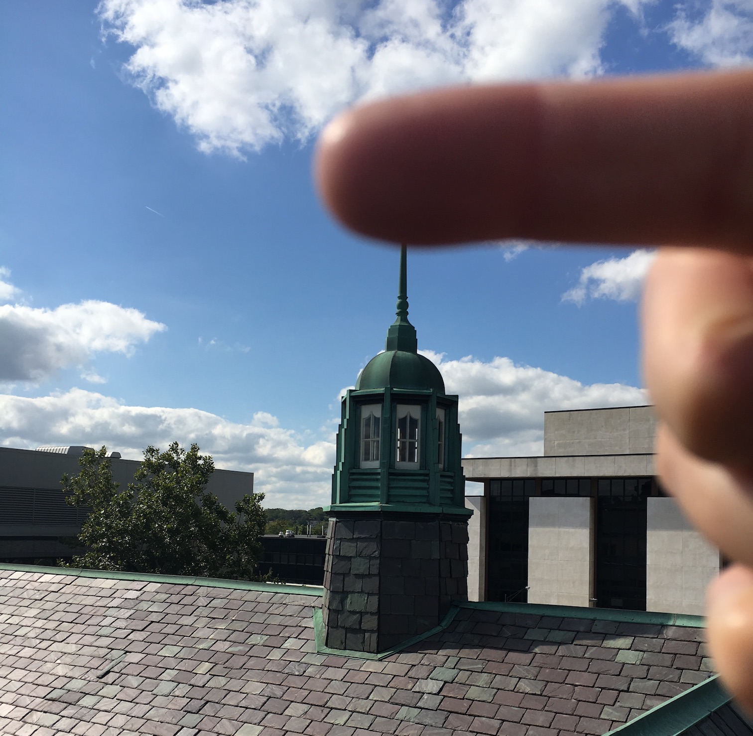 Kathy's view of the cupola
